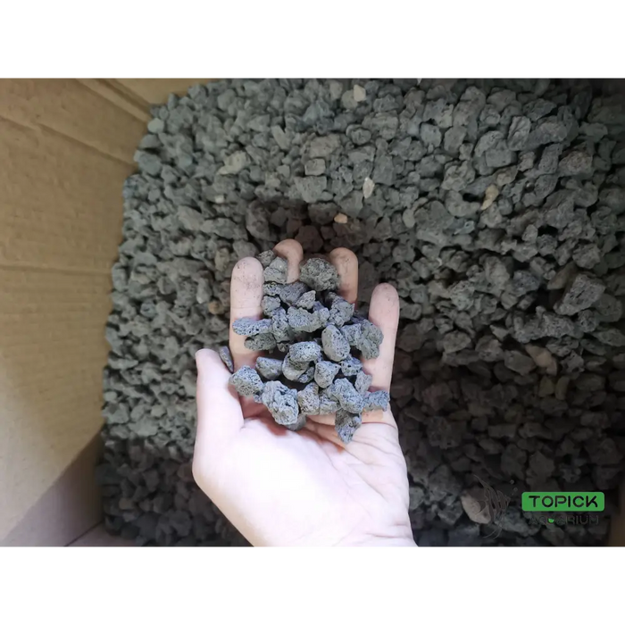 Black lava rock - 2-4cm granules (5lbs)