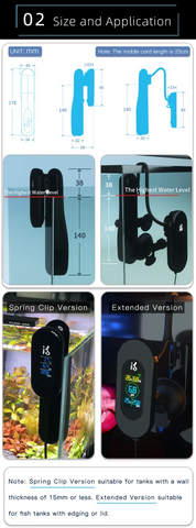 Ibowl aquarium water quality digital monitor