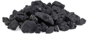 Black lava rock