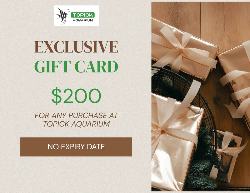 Topick aquarium gift card - $200.00