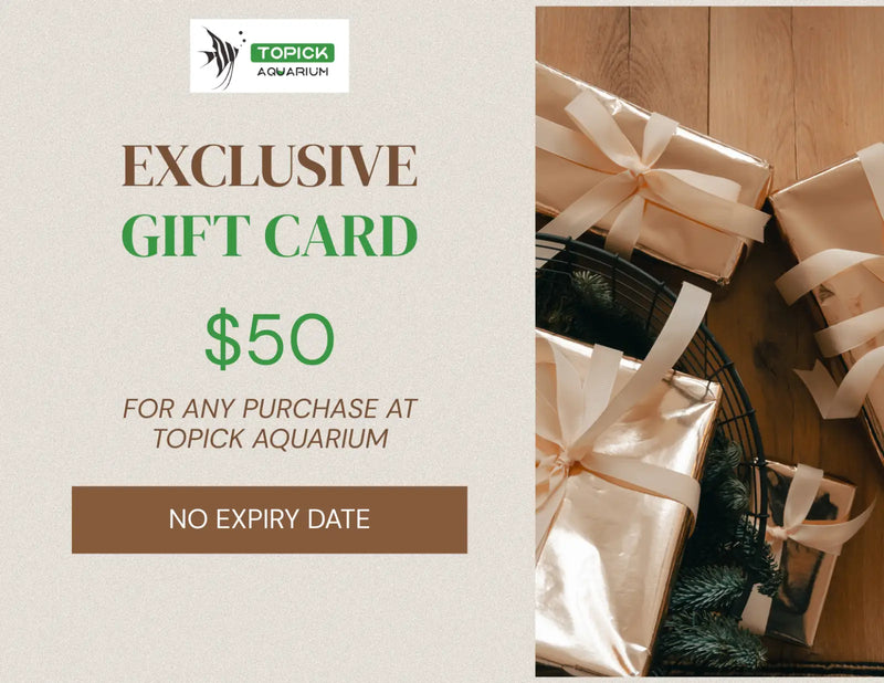 Topick aquarium gift card - $50.00